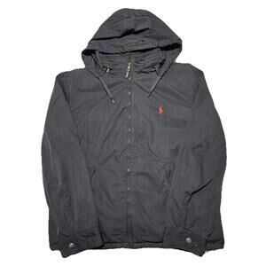Vintage Polo Ralph Lauren Full Zip Jacket With Hood Men’s XL